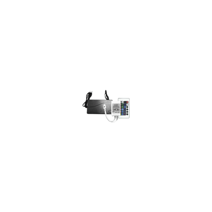 Transformador para Tira LED JWJ JPY-03 / 5050 RGB / Entrada 100-240V / Salida 12V DC / Protección Sobrecarga / Compacto