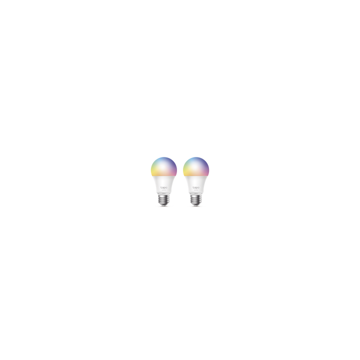 Kit 2 Focos Smart WiFi TP-Link Tapo L530E / Multicolor RGB / 806 Lúmenes / E27 / Alexa-Google / Ahorro 85%
