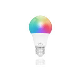 Foco Smart WiFi JWJ JLA410 / 10W / RGB y Blanco / Base E27 / Control App / Sincronización Música