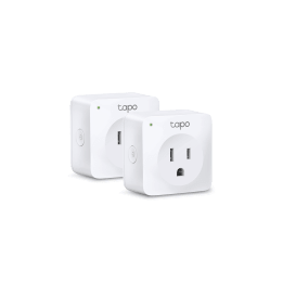 Kit 2 Enchufes Inteligentes WiFi TP-Link Tapo P100 / Control Remoto / Programación / Alexa-Google / 10A 1200W